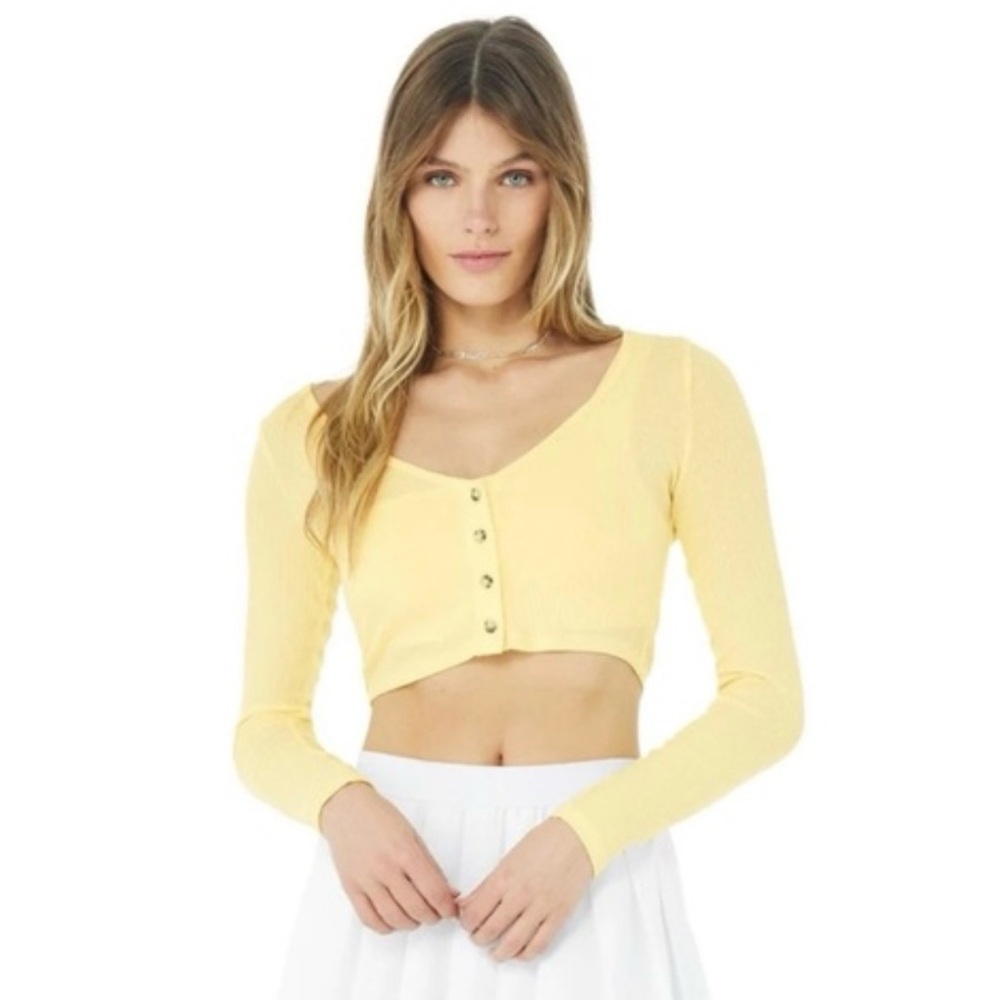 Alo Yoga Whisper Ribbed cardigan
